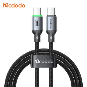 BuyEasy系列 C TO C 60W 帶燈高速充電數據線 200公分