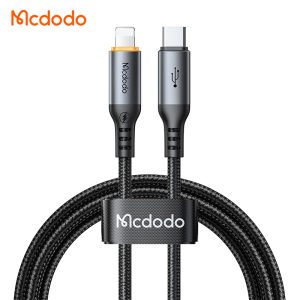 CabSmart系列 C TO L 36W智能斷電快充數據線 120公分 (黑)